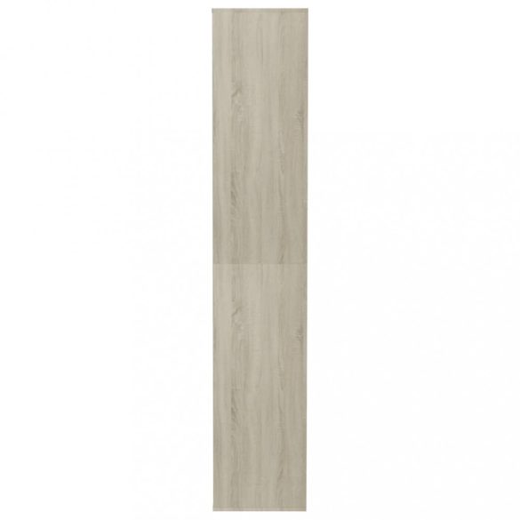 sonoma tölgy színű szerelt fa cipősszekrény 54 x 34 x 183 cm