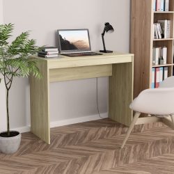 sonoma tölgy színű szerelt fa íróasztal 90 x 40 x 72 cm