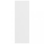 fehér szerelt fa cipőtartó 54 x 34 x 100,5 cm