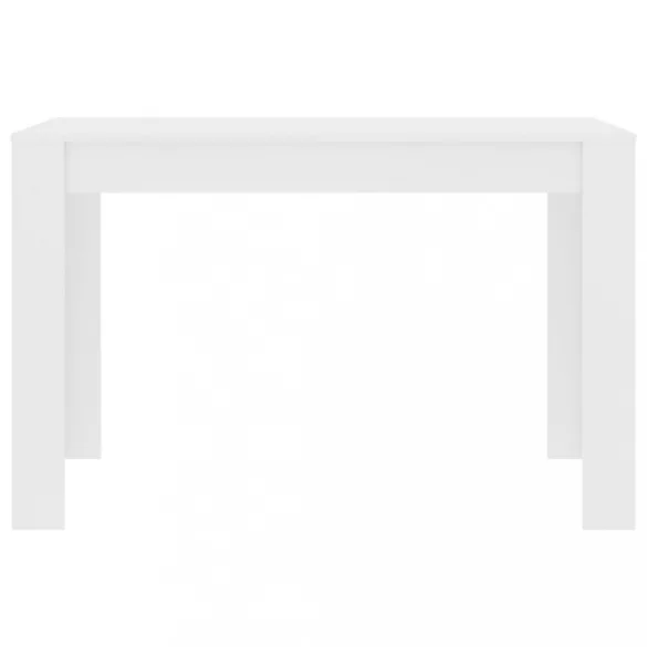 fehér szerelt fa étkezőasztal 120 x 60 x 76 cm