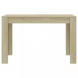 sonoma tölgy színű szerelt fa étkezőasztal 120 x 60 x 76 cm