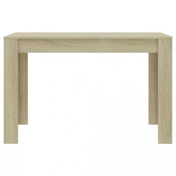 sonoma tölgy színű szerelt fa étkezőasztal 120 x 60 x 76 cm