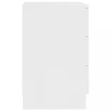 fehér szerelt fa éjjeliszekrény 38 x 35 x 56 cm