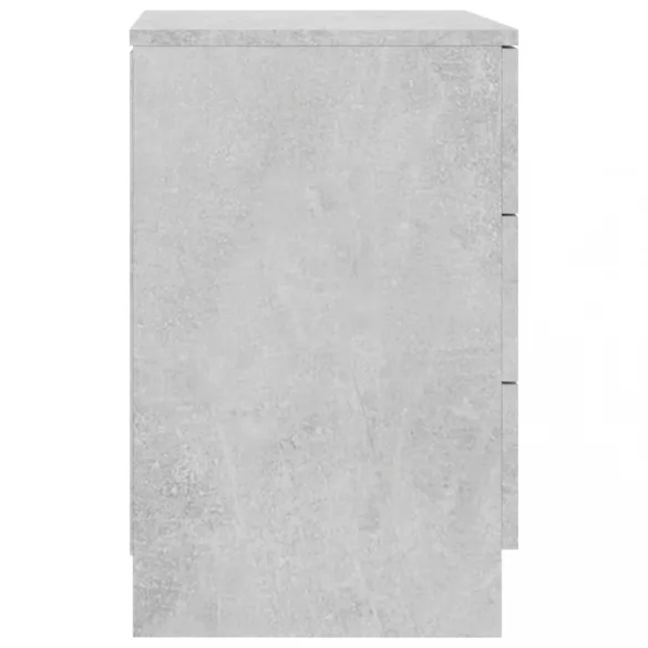 betonszürke szerelt fa éjjeliszekrény 38 x 35 x 56 cm