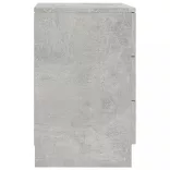2 db betonszürke szerelt fa éjjeliszekrény 38 x 35 x 56 cm