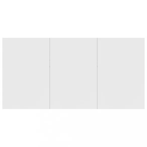 fehér szerelt fa étkezőasztal 180 x 90 x 76 cm