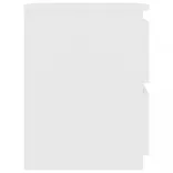 fehér szerelt fa éjjeliszekrény 30 x 30 x 40 cm