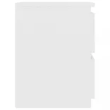 2 db fehér szerelt fa éjjeliszekrény 30 x 30 x 40 cm