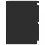 2 db fekete szerelt fa éjjeliszekrény 30 x 30 x 40 cm