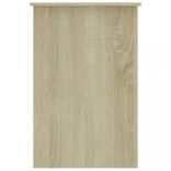 sonoma tölgy színű szerelt fa íróasztal 100 x 50 x 76 cm