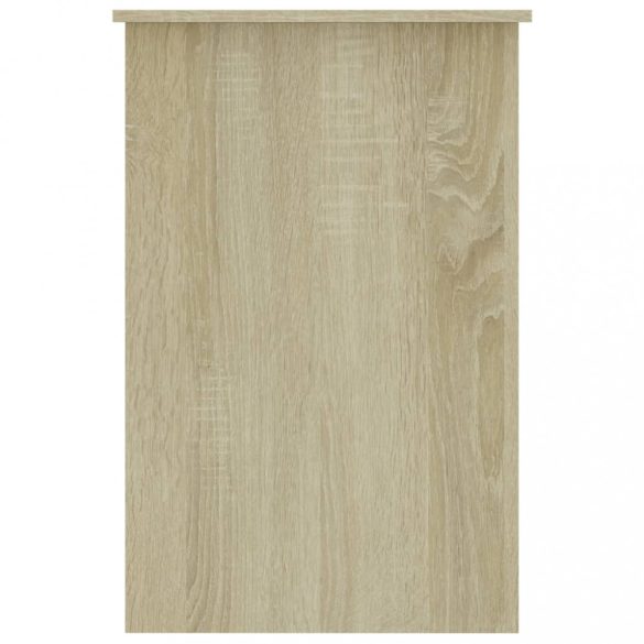 sonoma tölgy színű szerelt fa íróasztal 100 x 50 x 76 cm