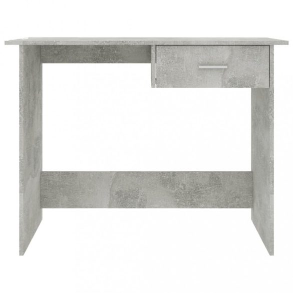 betonszürke szerelt fa íróasztal 100 x 50 x 76 cm