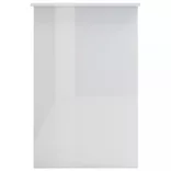 magasfényű fehér szerelt fa íróasztal 100 x 50 x 76 cm