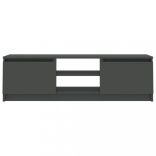 szürke szerelt fa TV-szekrény 120 x 30 x 35,5 cm