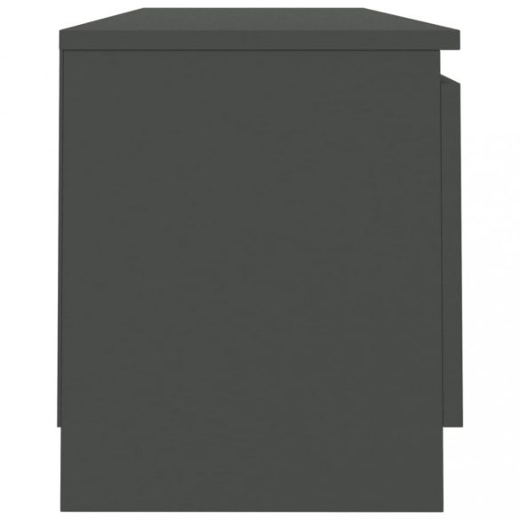 szürke szerelt fa TV-szekrény 120 x 30 x 35,5 cm