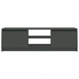 szürke szerelt fa TV-szekrény 120 x 30 x 35,5 cm