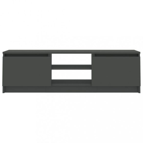 szürke szerelt fa TV-szekrény 120 x 30 x 35,5 cm