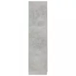 betonszürke szerelt fa ruhásszekrény 90 x 52 x 200 cm