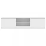 fehér szerelt fa TV-szekrény 140 x 40 x 35,5 cm