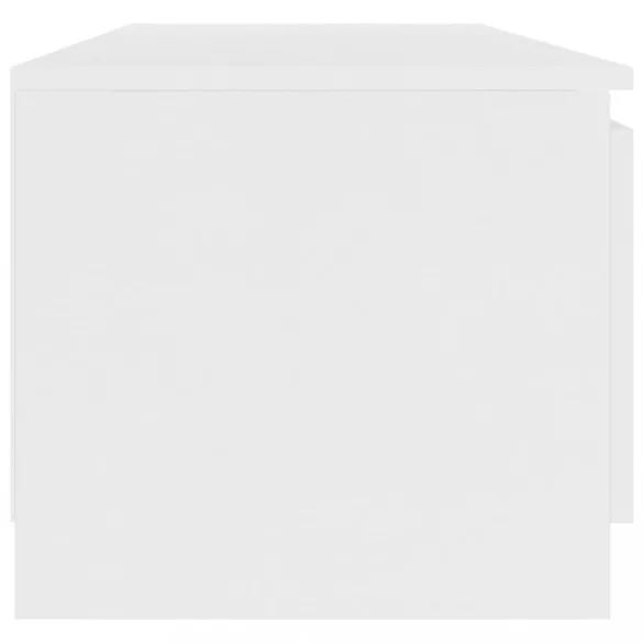 fehér szerelt fa TV-szekrény 140 x 40 x 35,5 cm