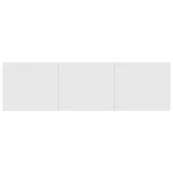 fehér szerelt fa TV-szekrény 140 x 40 x 35,5 cm