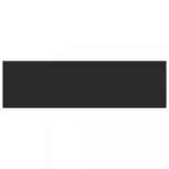 fekete szerelt fa TV-szekrény 140 x 40 x 35,5 cm