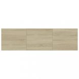 sonoma tölgy színű szerelt fa TV-szekrény 140 x 40 x 35,5 cm