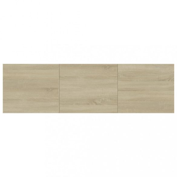 sonoma tölgy színű szerelt fa TV-szekrény 140 x 40 x 35,5 cm