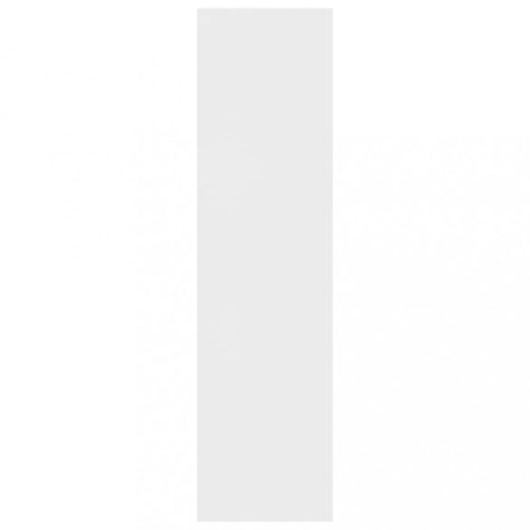 fehér szerelt fa könyvszekrény/térelválasztó 155 x 24 x 160 cm