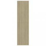sonoma tölgy színű könyvszekrény/térelválasztó 155x24x160 cm