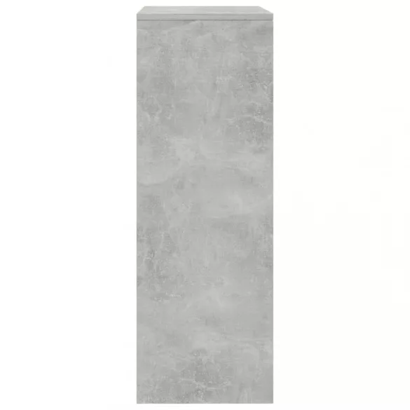 6-fiókos betonszürke szerelt fa tálalószekrény 50 x 34 x 96 cm