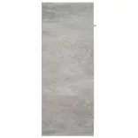 betonszürke szerelt fa tálalószekrény 60 x 30 x 75 cm