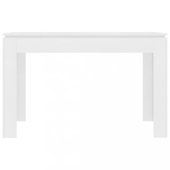 fehér szerelt fa étkezőasztal 120 x 60 x 76 cm