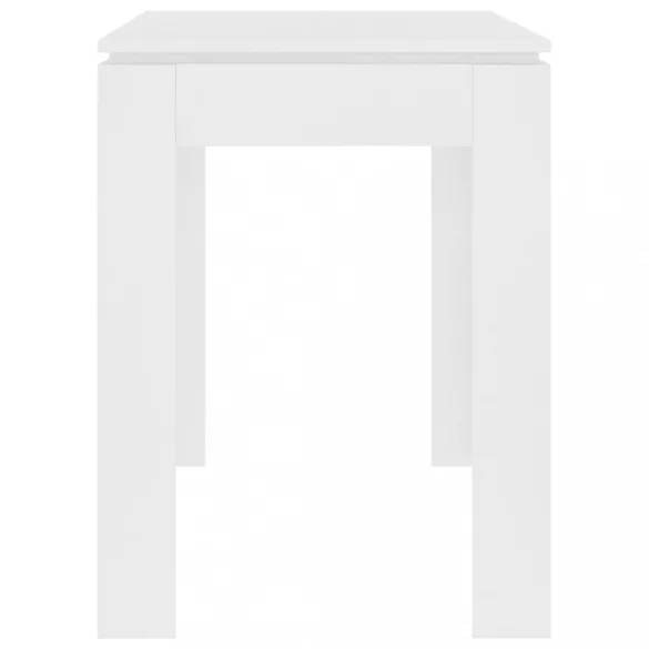 fehér szerelt fa étkezőasztal 120 x 60 x 76 cm