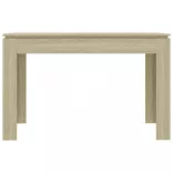 sonoma tölgy színű szerelt fa étkezőasztal 120 x 60 x 76 cm