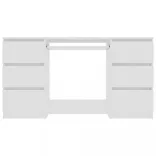 fehér szerelt fa íróasztal 140 x 50 x 77 cm