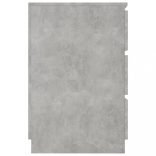 betonszürke szerelt fa íróasztal 140 x 50 x 77 cm