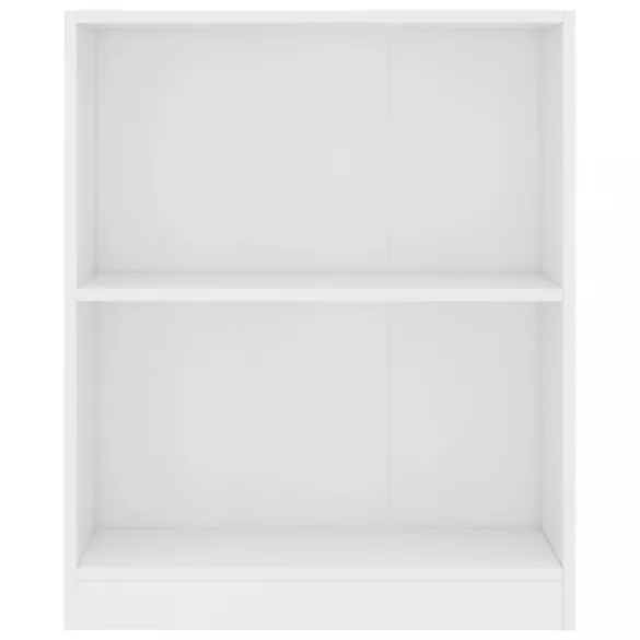 fehér szerelt fa könyvespolc 60 x 24 x 76 cm