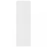 fehér szerelt fa könyvespolc 60 x 24 x 76 cm