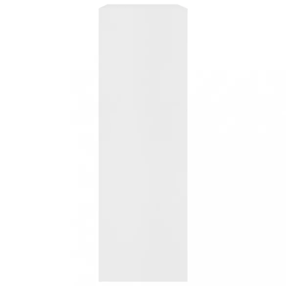 fehér szerelt fa könyvespolc 60 x 24 x 76 cm