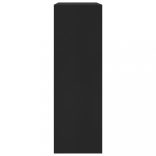 fekete szerelt fa könyvespolc 60 x 24 x 76 cm