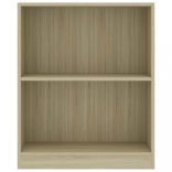 sonoma tölgy színű szerelt fa könyvespolc 60 x 24 x 76 cm