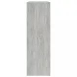 betonszürke szerelt fa könyvespolc 60 x 24 x 76 cm