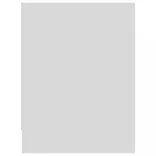 fehér szerelt fa éjjeliszekrény 40 x 30 x 40 cm