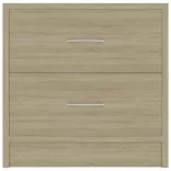 sonoma tölgy színű szerelt fa éjjeliszekrény 40 x 30 x 40 cm