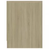 2 db sonoma tölgy színű szerelt fa éjjeliszekrény 40x30x40 cm