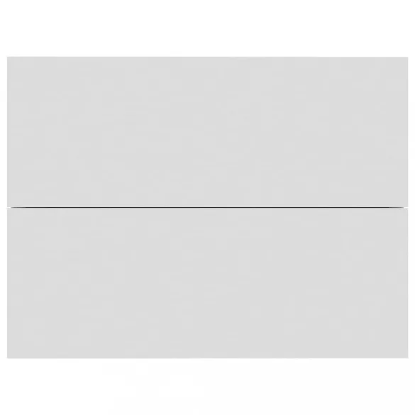 fehér szerelt fa éjjeliszekrény 40 x 30 x 30 cm