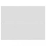 2 db fehér szerelt fa éjjeliszekrény 40 x 30 x 30 cm