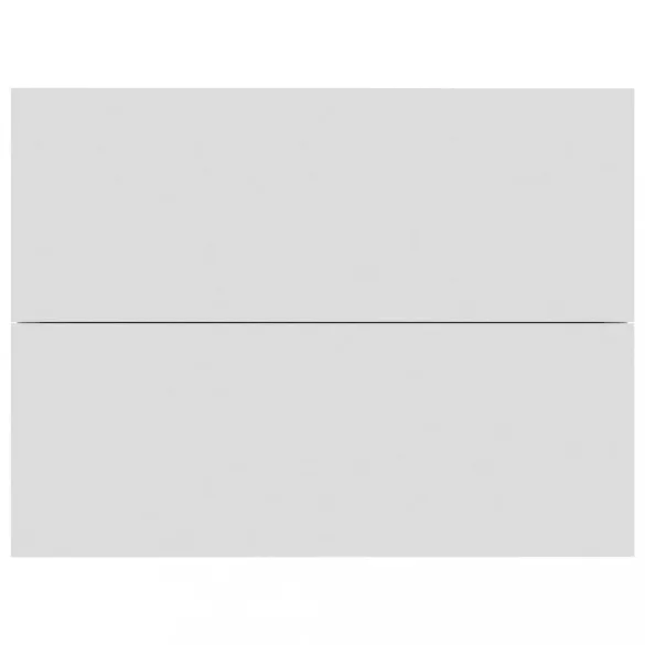 2 db fehér szerelt fa éjjeliszekrény 40 x 30 x 30 cm