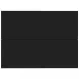 fekete szerelt fa éjjeliszekrény 40 x 30 x 30 cm